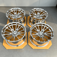 Rines de Aluminio Cromados Personalizados para Auto, 16 17 18 19 20 21 22 Pulgadas, 5x114.3 5x112 5x110 5x120, Cóncavos, Forjados, para BMW M3 M4