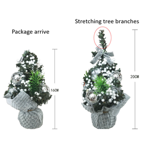 Mini-Weihnachtsbaum-Dekoration 20 cm, kleiner Tisch-Weihnachtsbaum für Feiertage, Zuhause, Büro, Schreibtisch, festliche Weihnachtsfeier, Geschenk, Ausstellungsstück - Product Image 6
