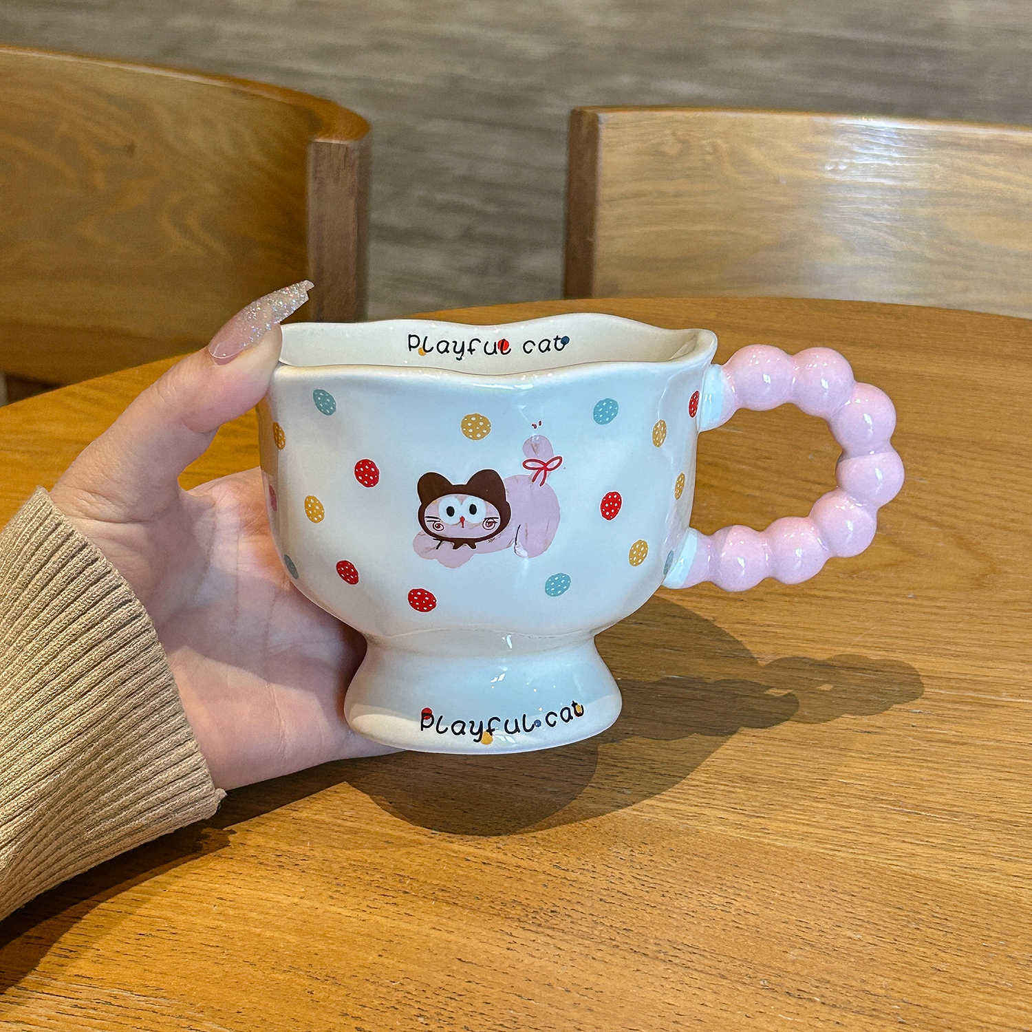 ชมพู - แก้วเดี่ยว