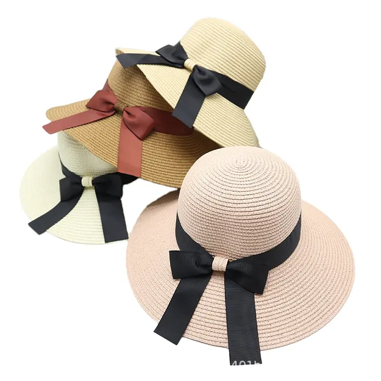 New Style Straw Weaving All-match Summer Beach Hats Travel Sunscreen Fashion Sun Straw Hat For Women