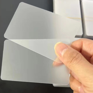86*54 Mét cá nhân rõ ràng PVC thẻ kinh doanh giá rẻ Trong suốt thẻ kinh doanh nhựa với cắt dịch vụ chế biến - Product Image 1