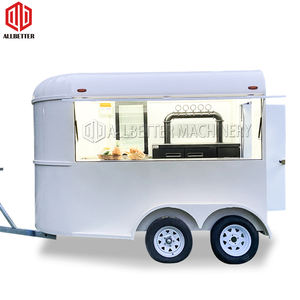 Remolque de comida rápida personalizado, carrito móvil para perros calientes, remolque de caballos, venta - Product Image 6