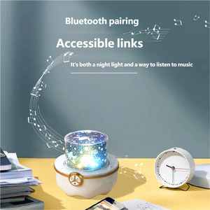 Proiettore Moderno Cielo Stellato con LED, Carillon Coniglietto, Luce Blu USB Ricaricabile, Set Regalo per Camera dei Bambini - Product Image 4