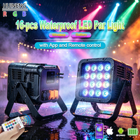 Nouvel Arrivage 16 Projecteurs LED Par RGBWAUV 6-en-1 sur Batterie, Sans Fil, Étanche, pour Scène, Club, Mariage, Événement