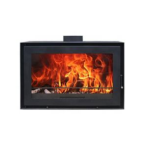 Precio de fábrica Estufa de leña Calefacción interior Calentador de leña <span class=keywords><strong>Chimenea</strong></span> moderna con <span class=keywords><strong>puerta</strong></span> de vidrio - Product Image 2