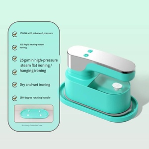 Plancha de Vapor Portátil de 1000W con Tanque de Agua de 120ml, Plancha de Vapor para Ropa, Máquina de Planchado de Telas para Uso en el Hogar y de Viaje - Product Image 6