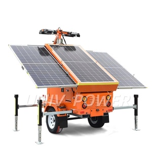 Tour d'<span class=keywords><strong>éclairage</strong></span> LED solaire mobile <span class=keywords><strong>autonome</strong></span> résistante aux intempéries 2026 pour applications extérieures et aménagement paysager - Product Image 3