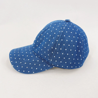 Gorra de Béisbol Casual Unisex Ajustable de 6 Paneles, Estilo Retro, Lavado Denim, para Parejas, Cuatro Estaciones, Disponible al por Mayor