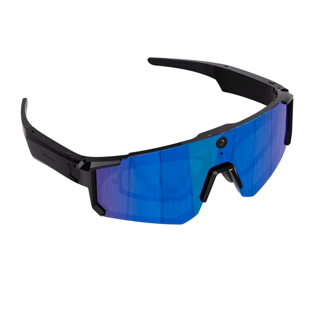 Outdoor Cycling Hiking Smart AI Camera Glasses 1200P Video Recording Wireless Audio Voice Assistant Sports Sunglasses