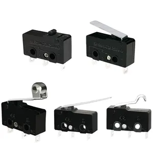 Mini Micro Switch NO/NC Micro Switches 3A 5A 10A 250VAC Arc lever Snap Action Long lever type Roller lever type Microswitch