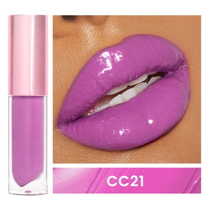 Vente en gros <span class=keywords><strong>de</strong></span> gloss à lèvres liquides brillants multi-tons, imperméables, longue tenue, haute pigmentation, cosmétique pour <span class=keywords><strong>les</strong></span> lèvres, logo personnalisé - Product Image 1