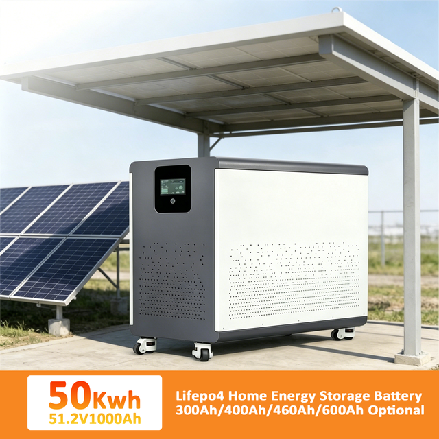 LFP 50Kwh 30Kwh Solar Energy Storage Lithium Battery 48V 600Ah 400Ah 300Ah 460Ah 1000Ah Lifepo4 Battery Pack with RS485/CAN
