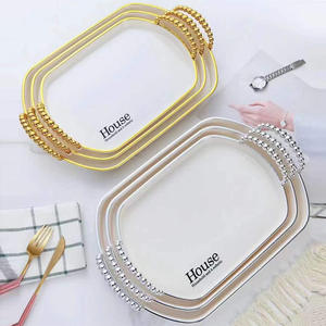 صينية تقديم بتصميم نورديك فاخر Ins من مادة PET القابلة للتحلل الحيوي، طبق لخدمات المطاعم بسعر تنافسي يُباع بالجملة من المصنع - Product Image 4