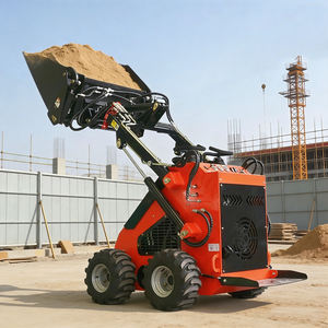 小型滑移装载机柴油迷你轮式型号中国品牌，适用于花园景观工程，配有通用附件 - Product Image 3