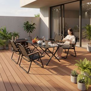 Chaise pliante de jardin ZhuNiu personnalisée avec impression Kermit, en acier carbone léger, cadre Oxford, haute qualité, mobilier d'extérieur moderne - Product Image 5