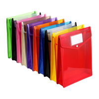 Sobres transparentes impermeables con cierre a presión Carpeta de archivos expansible de plástico Carpetas de documentos transparentes Carpetas de archivos de plástico