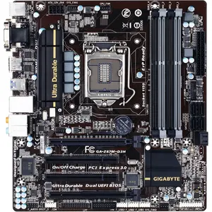 100% bekerja desktop papan utama untuk GIGABYTE untuk Z87M-D3H 1150 DDR3 Z87 bekerja dengan sempurna