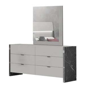 NOVA — robe de Table chair avec miroir de maquillage, gris clair, laque, modèle 9210jta001, vente en gros - Product Image 2