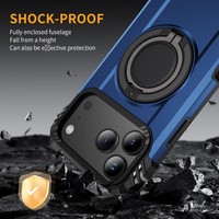 Étui de téléphone magnétique hybride pour iPhone 17 Pro, charge sans fil, support antichoc, accessoires de téléphone pour iPhone 17 16 15 14 13 12