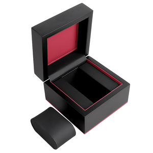 Caja de Reloj Cuadrada de MDF de Lujo, Fabricación OEM/ODM, MOQ Bajo, Caja de Regalo de Madera para un Solo Reloj, Embalaje Ecológico para Exhibición de Relojes de Pulsera - Product Image 4