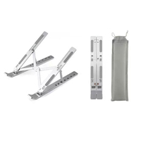 Soporte Ajustable y Plegable para Portátil de Aluminio, Base para Computadora Portátil, Tablet, Regalo Empresarial, para Macbook Pro Air