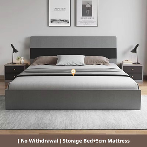Set <span class=keywords><strong>Letto</strong></span> Multifunzionale in Legno, Design Moderno e Minimalista, Vendita Diretta dalla Cina - Product Image 2