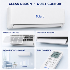 Climatiseur médical 9000 BTU 24V <span class=keywords><strong>DC</strong></span> pour centre de santé rural, mini-salle compacte, sans conduit, type split - Product Image 3