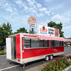 Пищевой киоск наружные прицепы полностью оборудованный грузовик с полностью оборудованной кухней, концессионный прицеп - Product Image 2