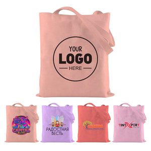 Custom Colorful Canvas Tote Bags, Personalized Eco-Friendly Shopping & Promotional Bags for Events, Business, and Gifts