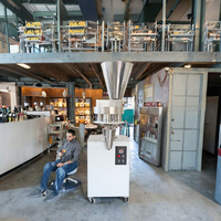 Machine à remplir les grains semi-automatique haute vitesse BODI en acier inoxydable 304 pour café, cacahuètes, noix de cajou, noix, capacité 200 kg/h, certifiée CE