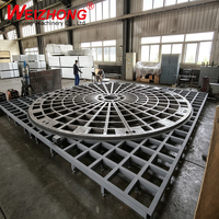Table de test rotative à faible interférence électromagnétique EMC 360 °   Support de montage encastré à rotation continue pour chambre semi-anéchoïque pour test EUT