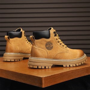 Bottes de randonnée <span class=keywords><strong>Martin</strong></span> en cuir véritable nubuck imperméables de haute qualité pour femmes et hommes, idéales pour l'hiver et le travail - Product Image 5