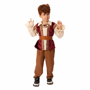 Costume médiéval européen pour enfants, tenue de spectacle pour garçons et filles, vêtements ethniques rétro ZSN21 - Product Image 4