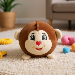 Juguete Redondo de Peluche para Mascotas de 11 cm, Animal de Peluche Suave para Mascotas - Product Image 3