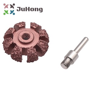 50x19mm râpe à face ronde avec adaptateur d'arbre grain grossier pneu doublure intérieure Tube polissage professionnel réparation de pneus outil abrasif - Product Image 5