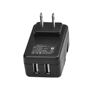 Cargadores US Chargeur โทรศัพท์แอนดรอยด์สำหรับเดินทาง,อะแดปเตอร์ชาร์จ USB คู่สำหรับชาร์จโทรศัพท์