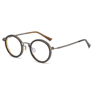 Gafas de ordenador de ojo de gato <span class=keywords><strong>con</strong></span> montura de titanio antirreflectante fotocromática azul Punk Retro <span class=keywords><strong>para</strong></span> hombre <span class=keywords><strong>con</strong></span> patrón de diamante sólido - Product Image 5