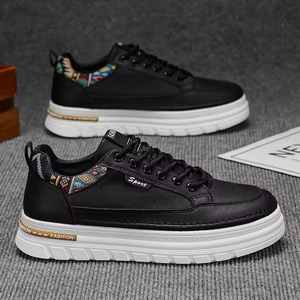 2025 Fashion Sneaker Thick-soled Breathable <b>Men</b> Casual Walking Style <b>Shoes</b> High-quality platform flat Skateboarding <b>Shoes</b> - Product Image 5