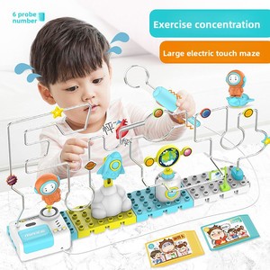 Labirinto Elettrico in Plastica, Giocattoli Educativi per Bambini, Allenamento della Concentrazione, Attività Campus, Giochi Interattivi e Stimolanti - Product Image 1