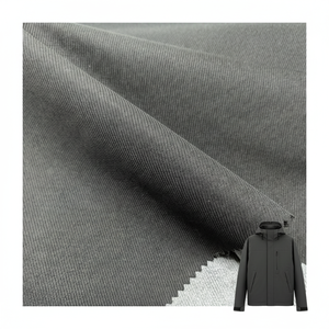 Transpirable 100% Poly Mechanical Stretch Calvary Twill Fabric Impermeable Poliéster Gabardina Tela con membrana de TPU - Product Image 1