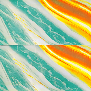 Décoration d'intérieur, carreaux de marbre en vinyle brillant, autocollants muraux, <span class=keywords><strong>papier</strong></span> peint à coller et à décoller, papiers peints muraux - Product Image 2