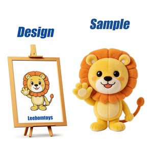 Peluche de León Personalizado de 8cm a 30cm, Suave y de Alta Calidad, Tiempo de Muestra de 3 a <span class=keywords><strong>7</strong></span> <span class=keywords><strong>Días</strong></span> - Product Image 2