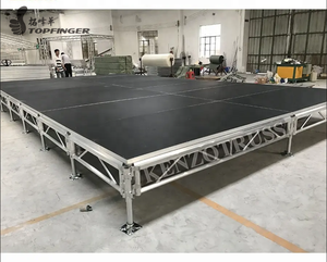 Eventos de conciertos Boda Precio barato Plataforma de escenario portátil Cubierta de escenario de aluminio Podio de escenario al aire libre - Product Image 2