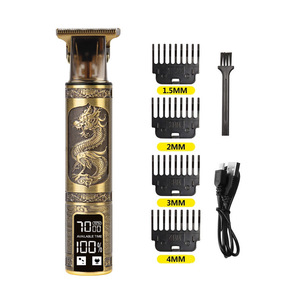 Tagliacapelli e Regolabarba Professionale per Uomo, Rasoio Elettrico <span class=keywords><strong>con</strong></span> Lama a T, Tosatrice per Taglio Capelli, <span class=keywords><strong>Baffi</strong></span> e Viso - Product Image 2