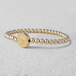 Nouveau Design En Acier Inoxydable Rond Pièce Pendentif Perlé Bracelet Vierge Marie Charme Bracelet Avec Croix Empilable <span class=keywords><strong>Scapulaire</strong></span> Bracelets - Product Image 2