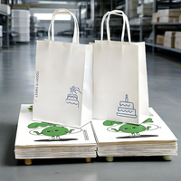Sacs shopping écologiques en carton ivoire, fabrication directe usine, poignées biodégradables, pour promotion, cadeaux, logo personnalisé, sacs cadeaux de luxe