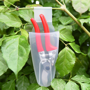 Baolian Garden Pruning Shears Waist Box Transparent Plastic Hanging Storage Case 8 Inch Multi <b>Tool</b> Holder - Product Image 1