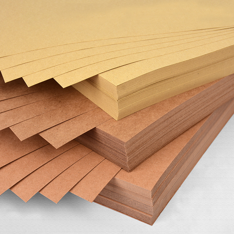 Virgin Kraft Liner Board Craft Paper Wood Pulp Uncoated Eco-Friendly High Strength Fusen Brand Cardboard Boxes 165g-440g Offset