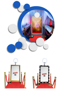 Kiosque photomaton miroir 55 pouces, machine photomaton, photomaton miroir magique avec appareil photo et imprimante - Product Image 5