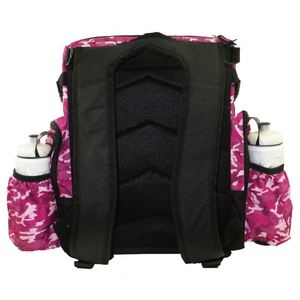 Sac de golf pour disques volants grande capacité, échantillon gratuit, capacité de 25+ disques, avec accessoires pour bouteille d'eau - Product Image 5